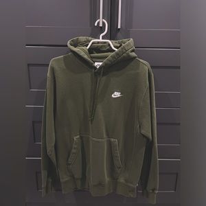 Green Nike hoodie